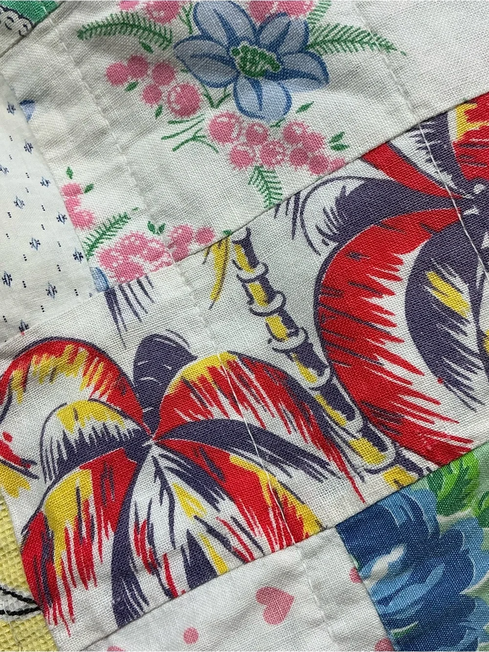 Handmade vintage patchwork